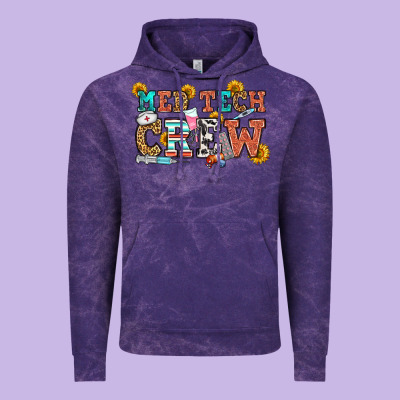 Med Tech Crew Vintage Hoodie Designed By Oliviacreatesart