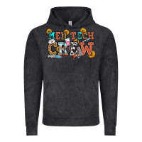 Vintage Black med tech crew Vintage Hoodie - OliviaCreatesArt