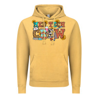 Vintage Mustard med tech crew Vintage Hoodie - OliviaCreatesArt