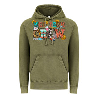 Vintage Olive med tech crew Vintage Hoodie - OliviaCreatesArt