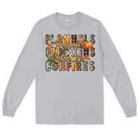 Moon Dust flannels hayrides pumpkins  bonfires Long Sleeve Tee - FaDigitalArtStudio