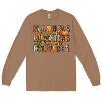 Toasted Coconut flannels hayrides pumpkins  bonfires Long Sleeve Tee - FaDigitalArtStudio