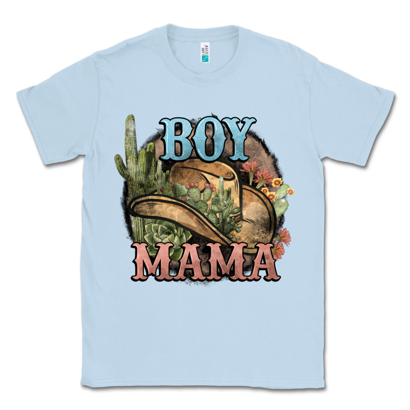 Boy Mama Western Cactus Cowboy Classic Tee by HowdyJamesFarm | Teevron
