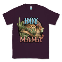 Plum Boy Mama western cactus Cowboy Classic Tee - HowdyJamesFarm