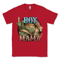 Red Boy Mama western cactus Cowboy Classic Tee - HowdyJamesFarm