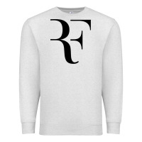 Oatmeal Heather federer rf Premium Sweatshirt - longCreatives
