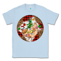 Dusty Blue Christmas chicken Classic Tee - Artiststas