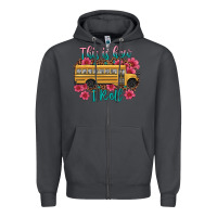 Smoke this is how i roll school bus Zipper Hoodie - Artiststas