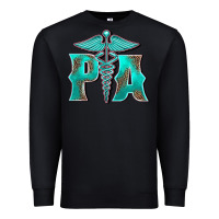 Black physician medical symbol assistant nurse Premium Sweatshirt - BarkalooDesign