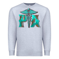 Heather Grey physician medical symbol assistant nurse Premium Sweatshirt - BarkalooDesign