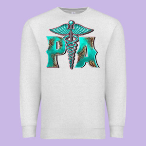 Physician Medical Symbol Assistant Nurse Premium Sweatshirt Designed By Barkaloodesign