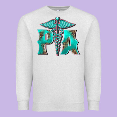 Physician Medical Symbol Assistant Nurse Premium Sweatshirt Designed By Barkaloodesign