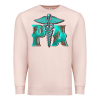 Pale Pink physician medical symbol assistant nurse Premium Sweatshirt - BarkalooDesign