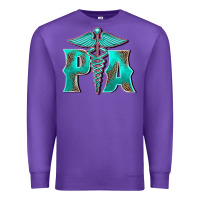 Purple physician medical symbol assistant nurse Premium Sweatshirt - BarkalooDesign