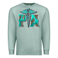 Seafoam physician medical symbol assistant nurse Premium Sweatshirt - BarkalooDesign