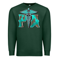 Sports Green physician medical symbol assistant nurse Premium Sweatshirt - BarkalooDesign
