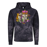 Cloud Black charolais mardi gras Vintage Hoodie - OliviaCreatesArt