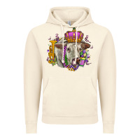 Vintage Artic charolais mardi gras Vintage Hoodie - OliviaCreatesArt