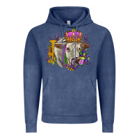 Vintage Denim charolais mardi gras Vintage Hoodie - OliviaCreatesArt