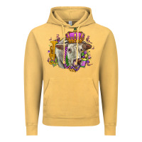 Vintage Mustard charolais mardi gras Vintage Hoodie - OliviaCreatesArt