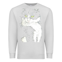 Dove Grey tuxedo cat t  shirt tuxedo cat t  shirt Premium Sweatshirt - longCreatives