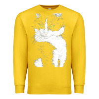 Lemon tuxedo cat t  shirt tuxedo cat t  shirt Premium Sweatshirt - longCreatives