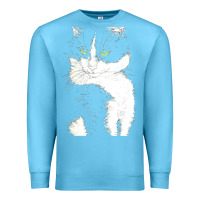 Ocean Blue tuxedo cat t  shirt tuxedo cat t  shirt Premium Sweatshirt - longCreatives