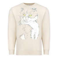 Sandshell tuxedo cat t  shirt tuxedo cat t  shirt Premium Sweatshirt - longCreatives