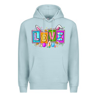 Blue Mist Love Easter Premium Hoodie - CowhideDigitalArt