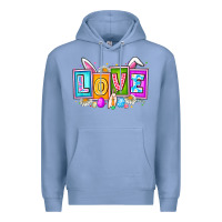 Colony Blue Love Easter Premium Hoodie - CowhideDigitalArt