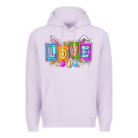 Lilac Love Easter Premium Hoodie - CowhideDigitalArt