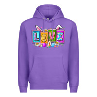 Purple Love Easter Premium Hoodie - CowhideDigitalArt