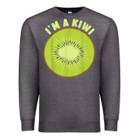 Charcoal Heather I_m A Kiwi Halloween Costumes Gifts Men Women Kids Premium Sweatshirt - longCreatives