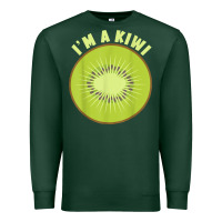 Sports Green I_m A Kiwi Halloween Costumes Gifts Men Women Kids Premium Sweatshirt - longCreatives