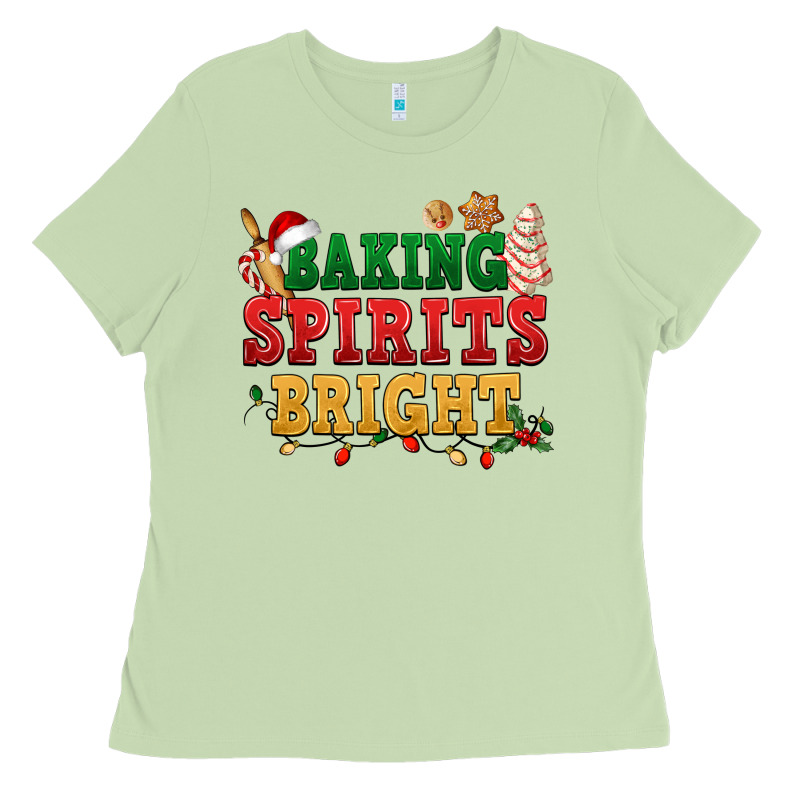 Baking Spirits Bright Ladies Tee by NancyCooperArtShop | Teevron