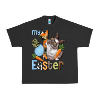 Pigment Black My first Easter Boy Easter Day Urban Heavy Tee - HowdyJamesFarm