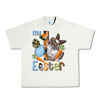 Pistachio My first Easter Boy Easter Day Urban Heavy Tee - HowdyJamesFarm