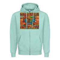 Seafoam i teach au some kids Zipper Hoodie - Artiststas