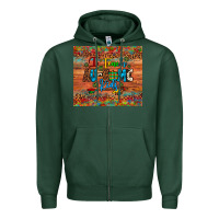 Sports Green i teach au some kids Zipper Hoodie - Artiststas
