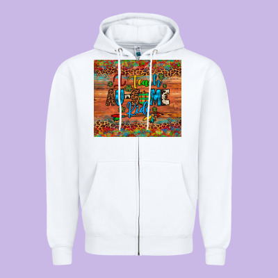 I Teach Au Some Kids Zipper Hoodie Designed By Artiststas
