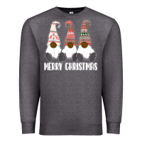 Charcoal Heather african american gnome halloween thanksgiving christmas Premium Sweatshirt - longCreatives