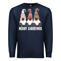 Navy african american gnome halloween thanksgiving christmas Premium Sweatshirt - longCreatives
