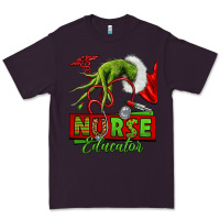 Plum grinch hand nurse educator Premium Tee - NancyCooperArtShop