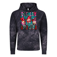 Cloud Black chillin with my gnomies olivia Vintage Hoodie - OliviaCreatesArt