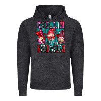 Vintage Black chillin with my gnomies olivia Vintage Hoodie - OliviaCreatesArt