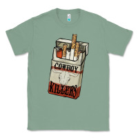 Sage Cowboy killers cigarette package Classic Tee - HowdyJamesFarm
