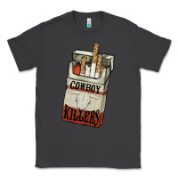 Smoke Cowboy killers cigarette package Classic Tee - HowdyJamesFarm