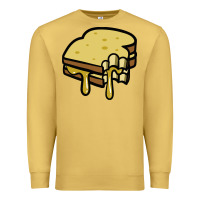 Antique Gold foodie t  shirt grilled cheese sandwich t  shirt Premium Sweatshirt - longCreatives