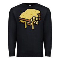 Black foodie t  shirt grilled cheese sandwich t  shirt Premium Sweatshirt - longCreatives