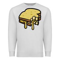 Dove Grey foodie t  shirt grilled cheese sandwich t  shirt Premium Sweatshirt - longCreatives